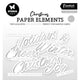 Luz de estudio • elementos esenciales de papel plata sentimientos de moda