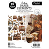Luce da studio • elementi essenziali in carta cioccolata calda