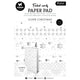 Studio light • essentials foiled cards silver patterns