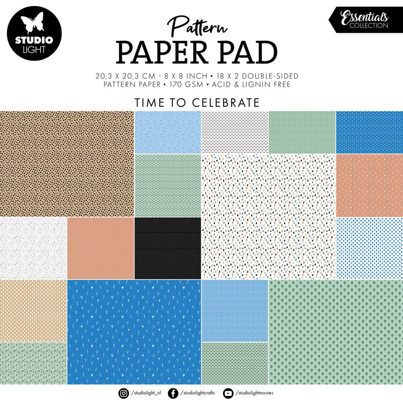 Luz de estudio • diseños de fondo de bloc de papel con patrones esenciales