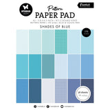 Studio light • essentials pattern paper pad shades of blue - afbeelding 1