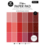 Studio light • essentials pattern paper pad christmas reds - afbeelding 1