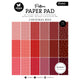 Studio light • essentials pattern paper pad christmas reds