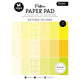 Studio light • essentials pattern paper pad shades of yellow