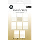 Studio light • essentials foiled cards folded cards gold foil