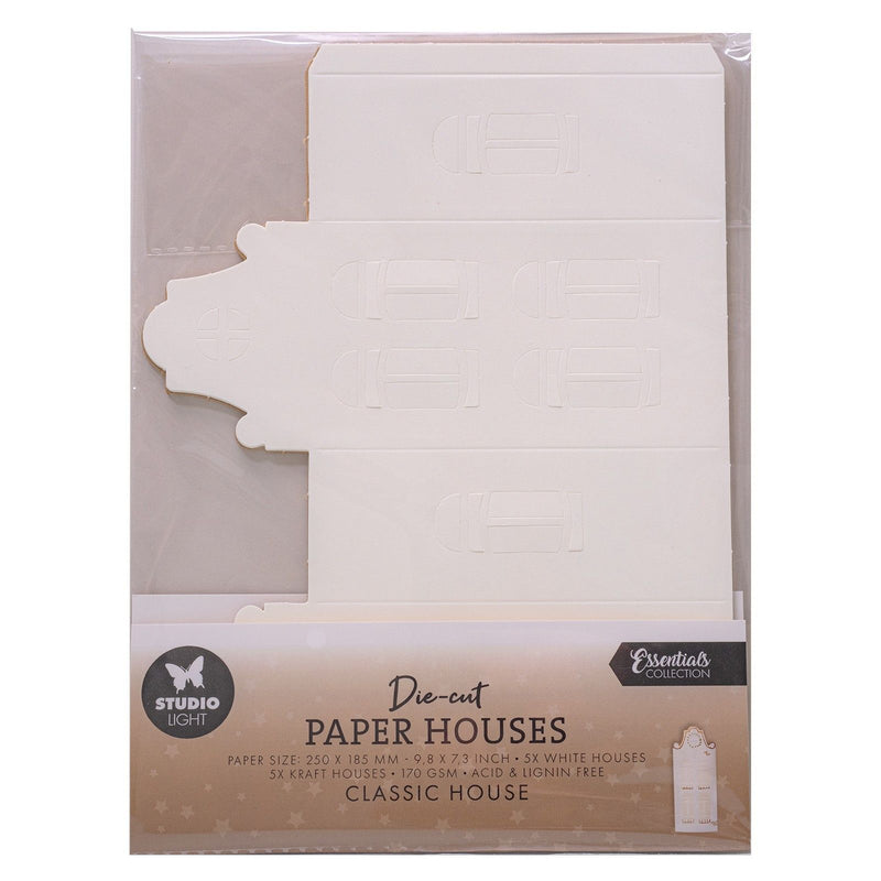 Studio light • essentials die-cut paper houses classic house