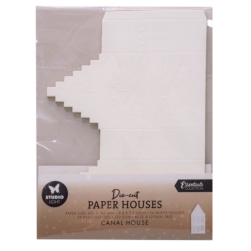 Studio light • essentials die-cut paper houses canal house