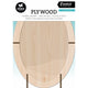 Studio light • essentials plywood oval scenery