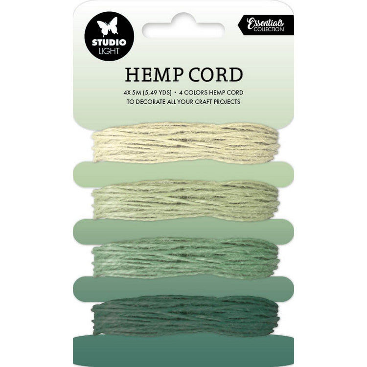 Luce da studio • materiali di consumo corda di canapa tonalità di verde