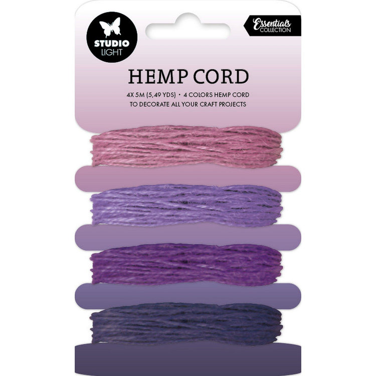 Studio light • consumables hemp cord shades of purple