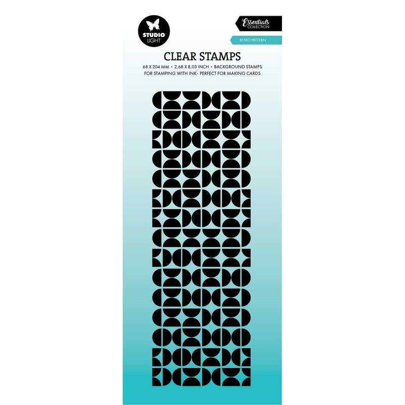 Luz de estudio • estampado retro con estampado transparente esencial