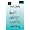 Studio light • essentials clear stamp true love
