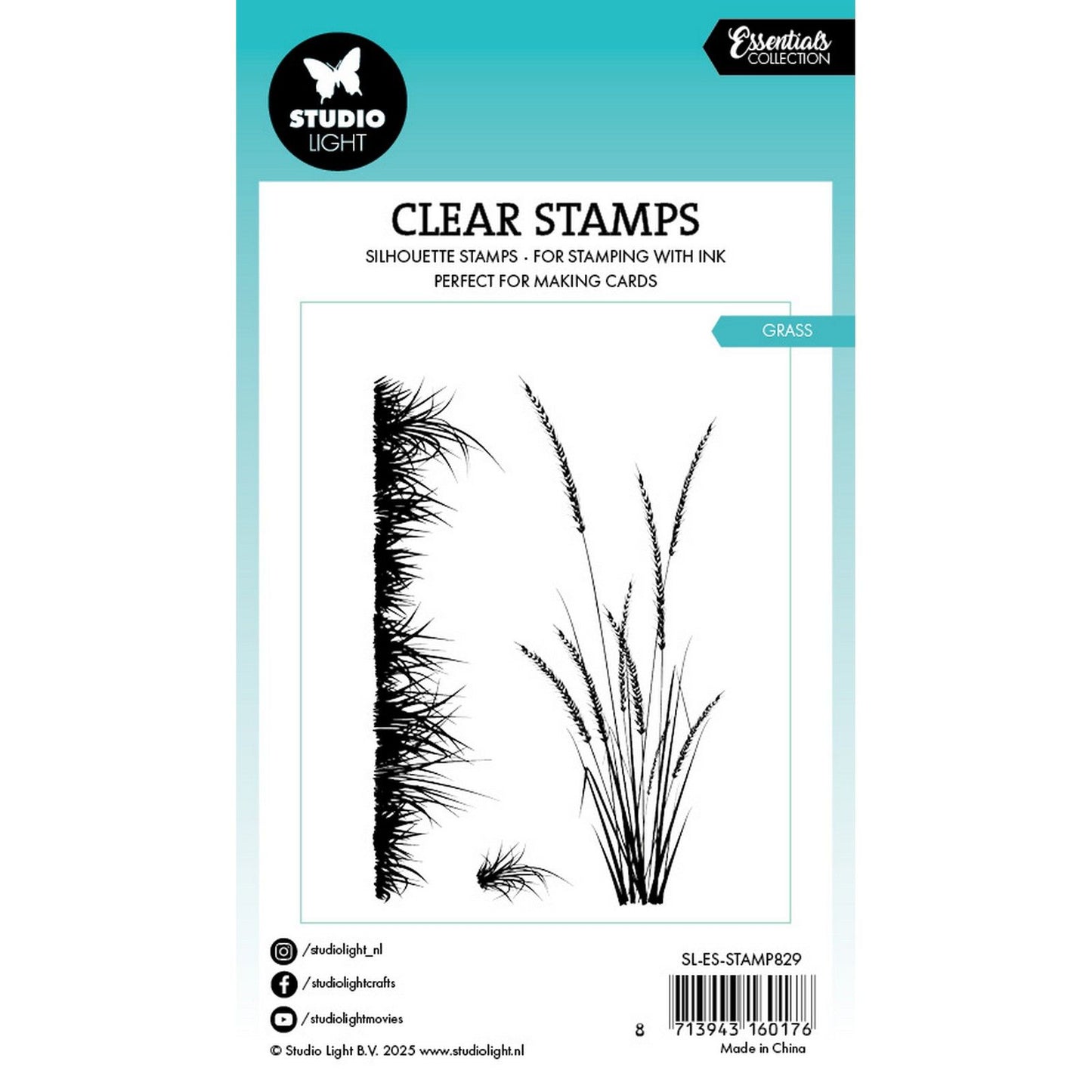 Luz de estudio • Essentials Clear Stamp Grass
