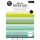 Studio light • essentials unicolor paper pad shades of green