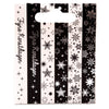 Studio light • essentials washi tape black white nl silver