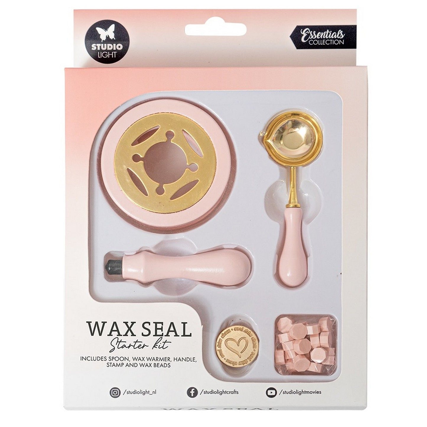 Luz de estudio • herramientas esenciales kit básico de sello de cera