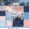 Studio light • frozen flowers paper pad backgrounds