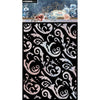 Studio light • frozen flowers mask stencil ornamental