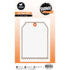 Studio light • grunge collection cutting die a6 label shape