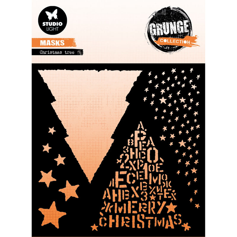 Studio light • grunge collection mask christmas tree