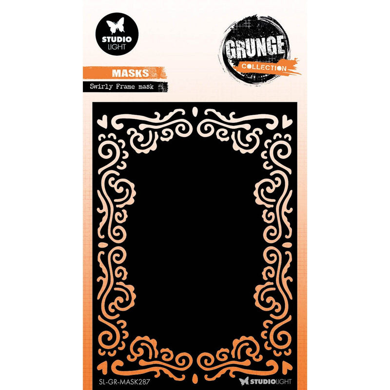 Studio light • grunge collection mask swirly frame