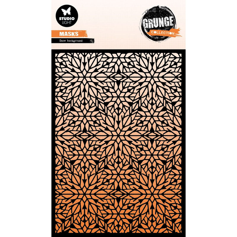 Studio luce • raccolta grunge maschera stencil neve sfondo