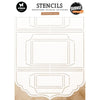 Studio light • grunge collection stencil tag envelope