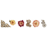 Studio light • grunge collection clear stickers vintage roses - afbeelding 2