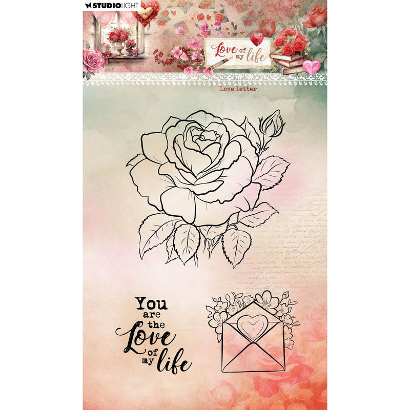 Studio light • love of my life clear stamps love letter
