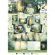Luz de estudio • bloc de papel de diseño tarjetas fondos mañana tranquila 148x210x11mm 36 hojas