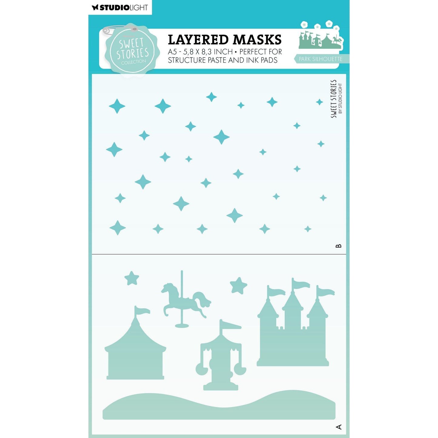 Studio luce • storie dolci maschera stencil silhouette parco