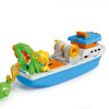 Basic vissersboot + 3 vormpjes 40 cm