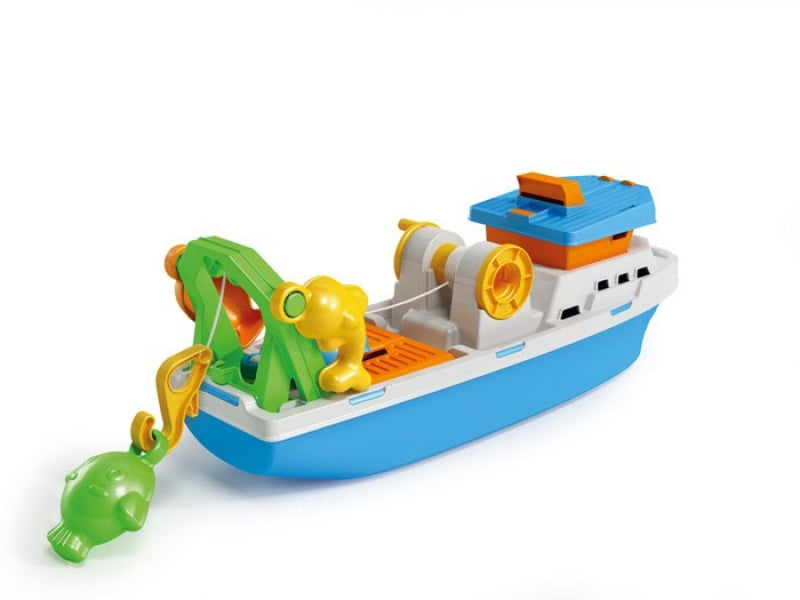 Basic vissersboot + 3 vormpjes 40 cm