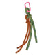 Jvdl bag charm pink orange green