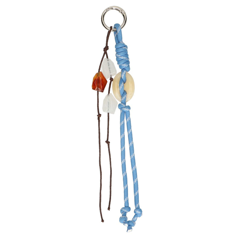 Charm para bolso Jvdl cuerda azul con piedras