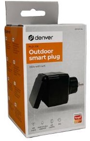 Enchufe inteligente 3600w wifi exterior ip44 denver - 6980120