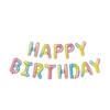 Ghirlanda palloncino foil buon compleanno arcobaleno 40cm