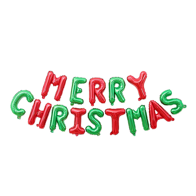 Ghirlanda palloncino foil buon natale 40 cm
