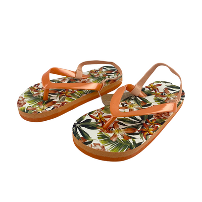 Pantofola bambino giglio fiore arancione taglia 21