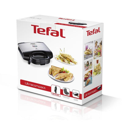 Tefal sandwich maker in acciaio inossidabile ultracompatto