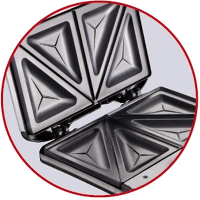 Tefal sandwich maker in acciaio inossidabile ultracompatto