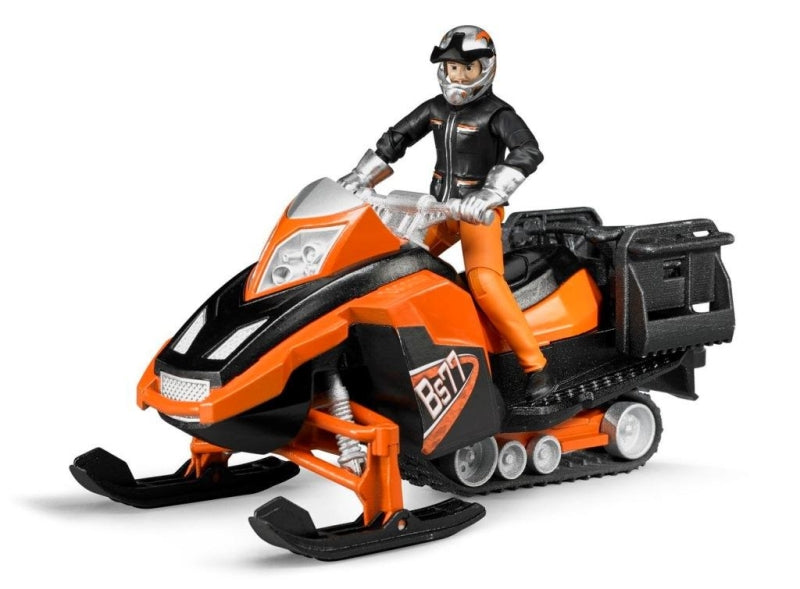 Bruder Bworld Snowmobile con conductor y accesorios