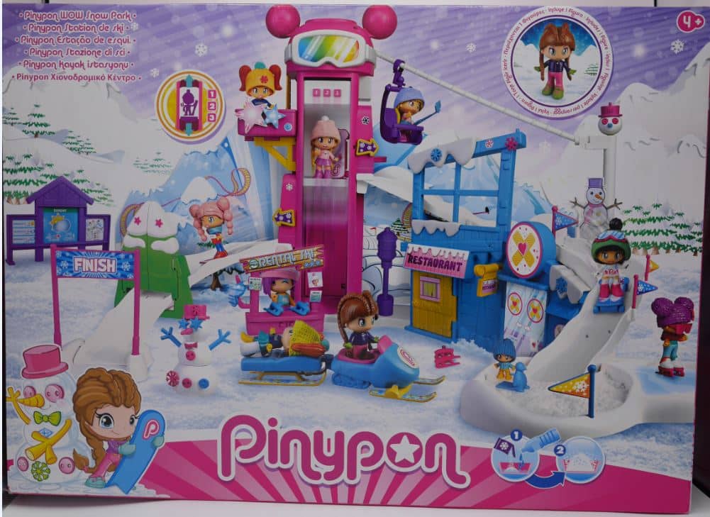 Pinypon Snow Park con hasta 40 accesorios y 1 figura de juego