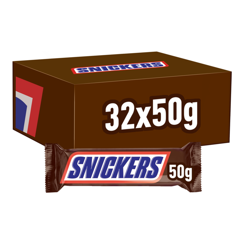 Snickers individuales (32x 50gr)