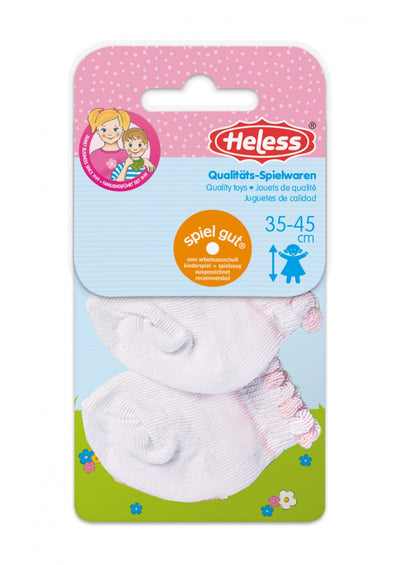 Calcetines heless (1 par) pastel grande 3 culos.