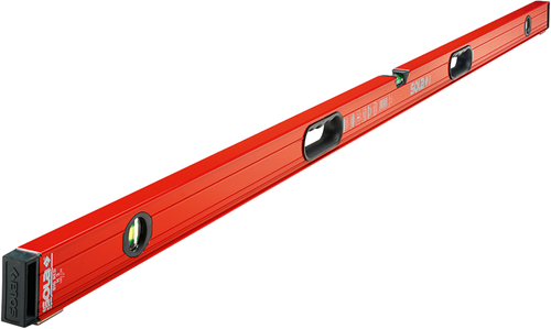 Sola alu waterpas big redh3 180 m stelvoetjes 180cm 3 libellen 0,50mm m 2 handgrepen - 01249601
