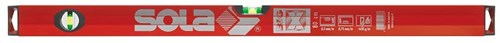 Sola livella in alluminio profilo x bigx30, 30 cm 2 fiale 0,50 mm m rossa - 01370301 - 01370301