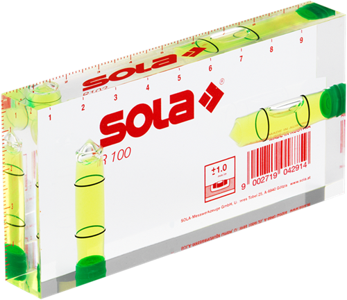Sola architects livella 100x50x15mm r 100 espositore da 10 pezzi (livella kim) - 01622142