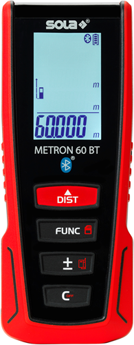Distanziometro laser Sola metron 60 bt 0,05-60m, precisione + -1,5mm - 71027101