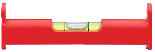 Sola line spirit level uz8, 8cm plastic red impact-resistant vial - 01431001 - 01431001